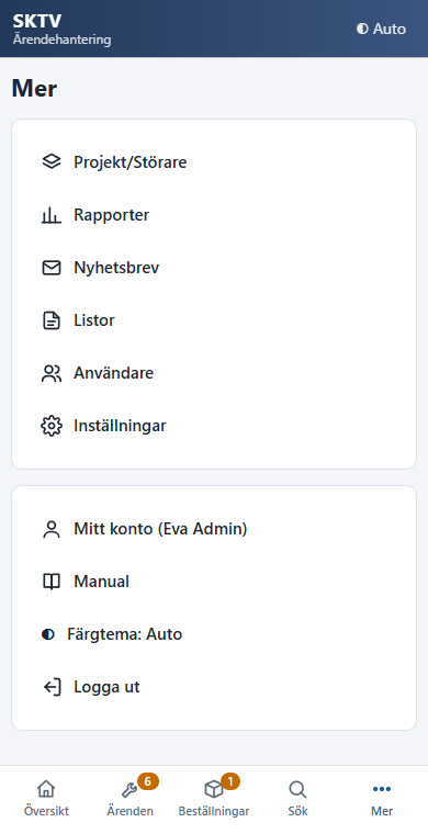 Mer på mobilen